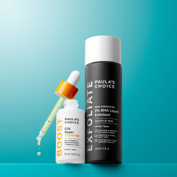 寶拉珍選2%水楊酸精華液+C15縮時亮白抗氧精萃