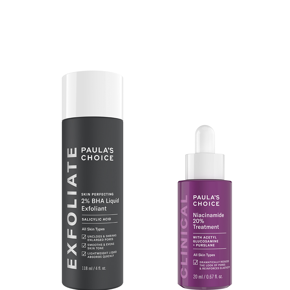 寶拉珍選2%水楊酸精華液+20%B3青春緊緻毛孔精華液